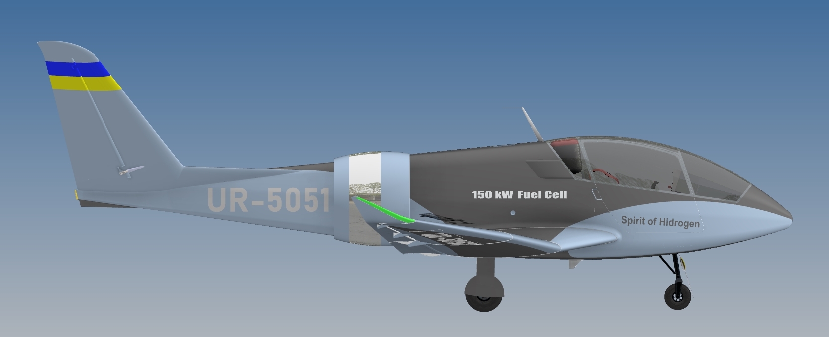 双座飞机“Lastivka”（马丁）