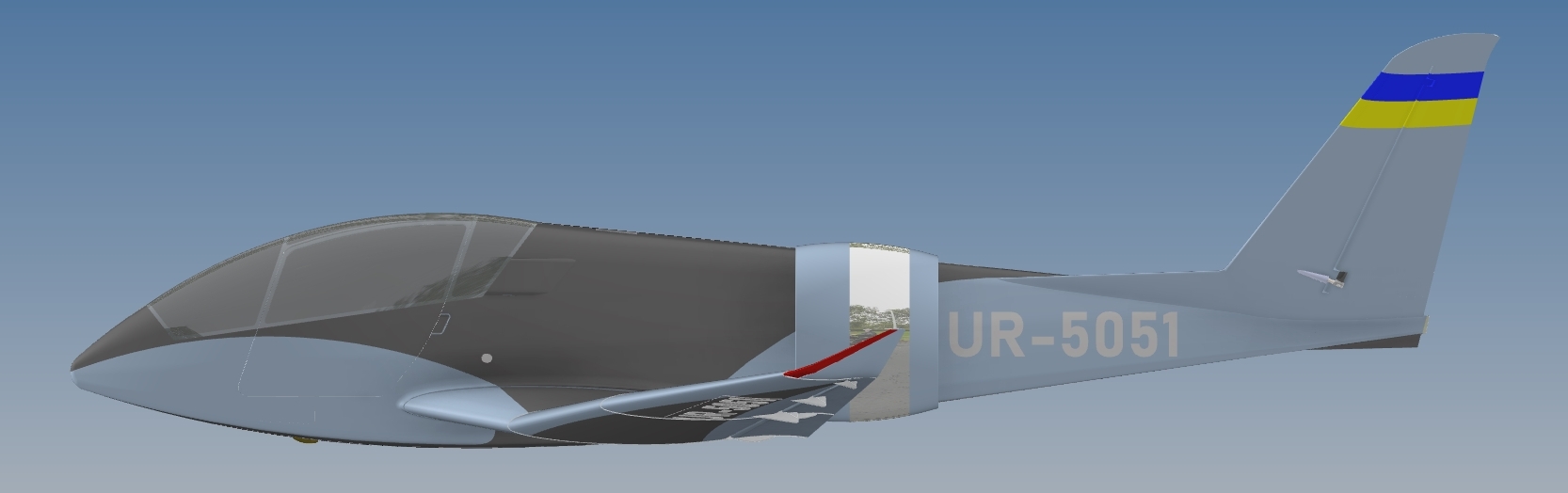 双座飞机“Lastivka”（马丁）