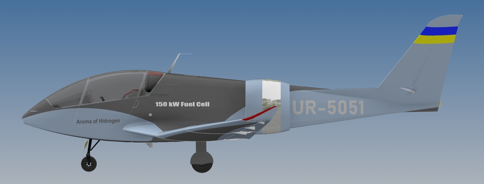 双座飞机“Lastivka”（马丁）