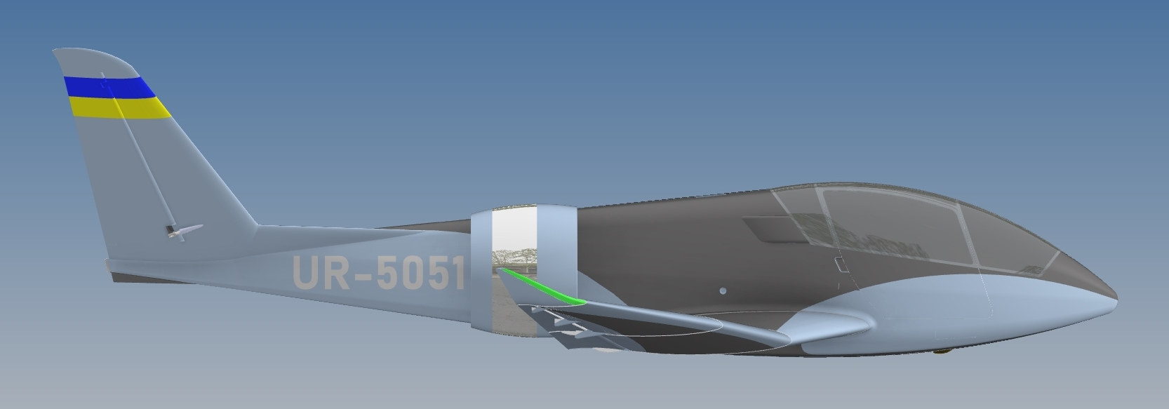 双座飞机“Lastivka”（马丁）