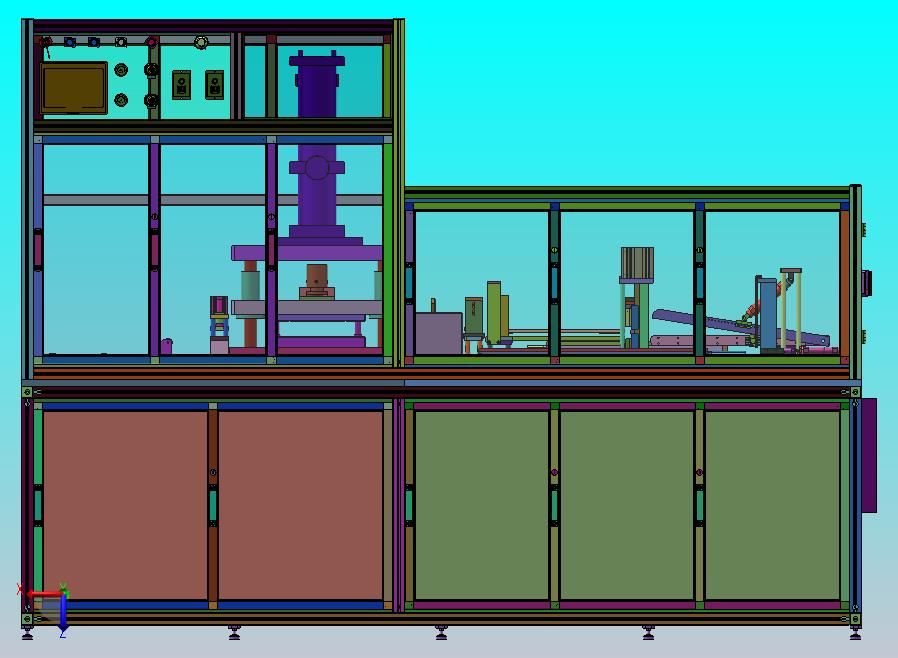 手机锂电池外包铝膜成型设备