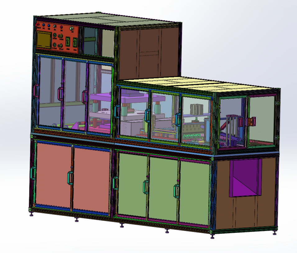 手机锂电池外包铝膜成型设备