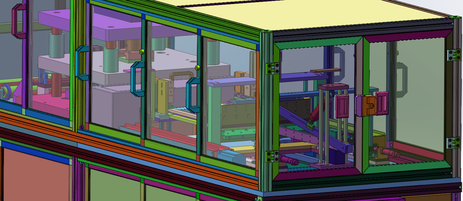 手机锂电池外包铝膜成型设备