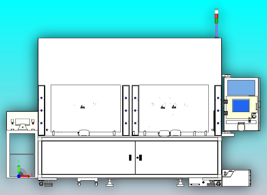 双工位刀片电芯激光蓝膜清洗（已量产锂电设备）