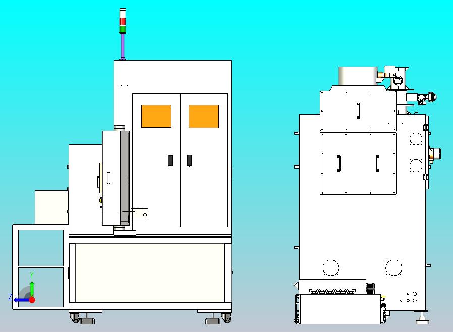 双工位刀片电芯激光蓝膜清洗（已量产锂电设备）