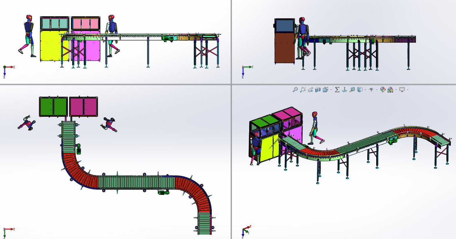 饮料瓶整理设备自动将无序饮料瓶整理为统一姿态输出至滚筒线