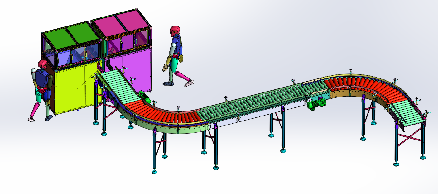 饮料瓶整理设备自动将无序饮料瓶整理为统一姿态输出至滚筒线