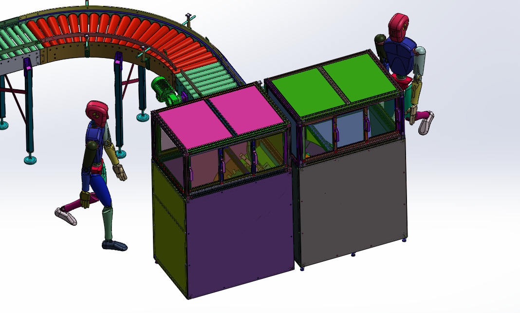 饮料瓶整理设备自动将无序饮料瓶整理为统一姿态输出至滚筒线