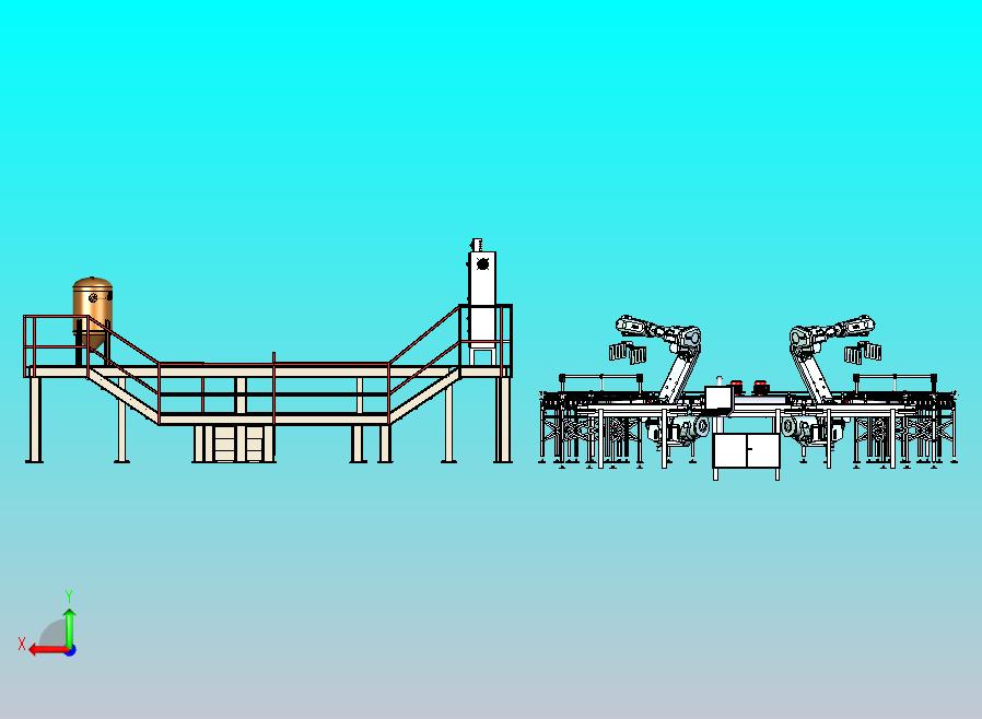 自动化灌装与码垛生产线