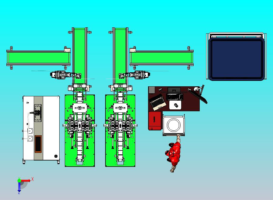 自动化电子元件组装生产线