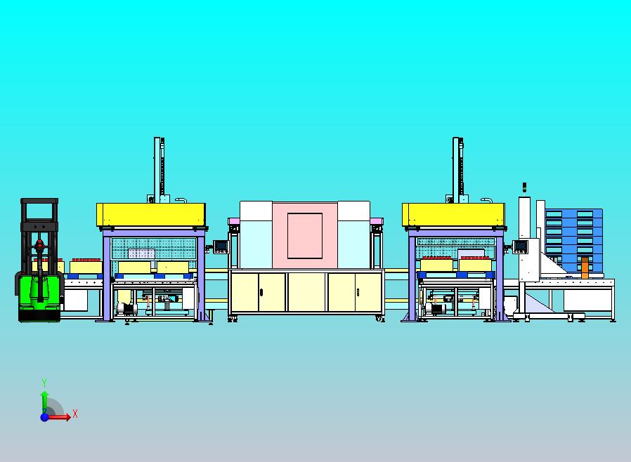 自动检测装箱线设备