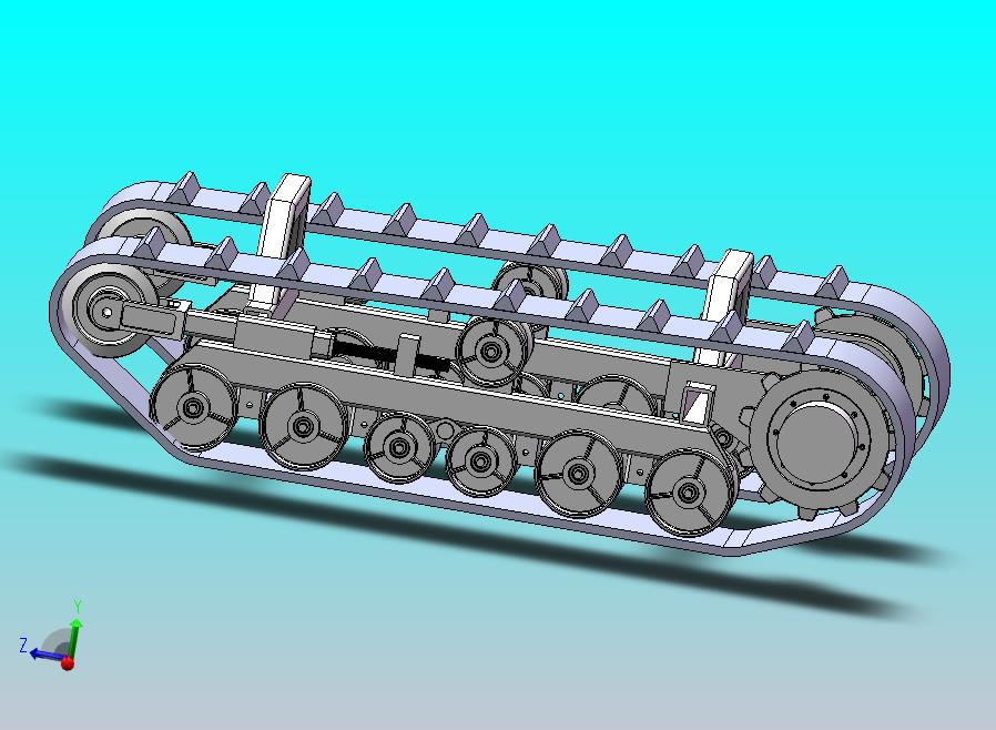 3吨橡胶履带底盘