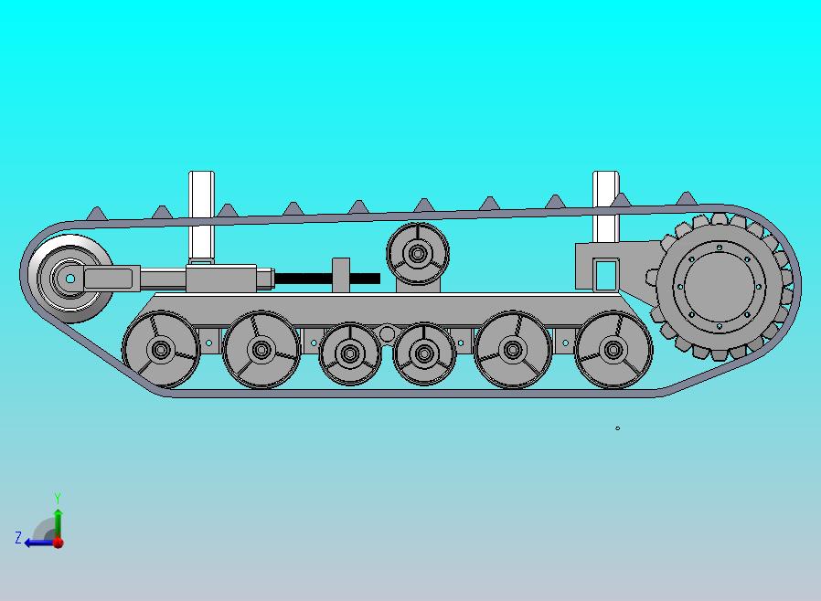 3吨橡胶履带底盘