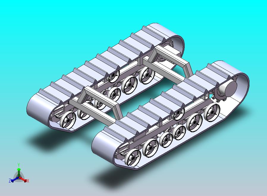 3吨橡胶履带底盘