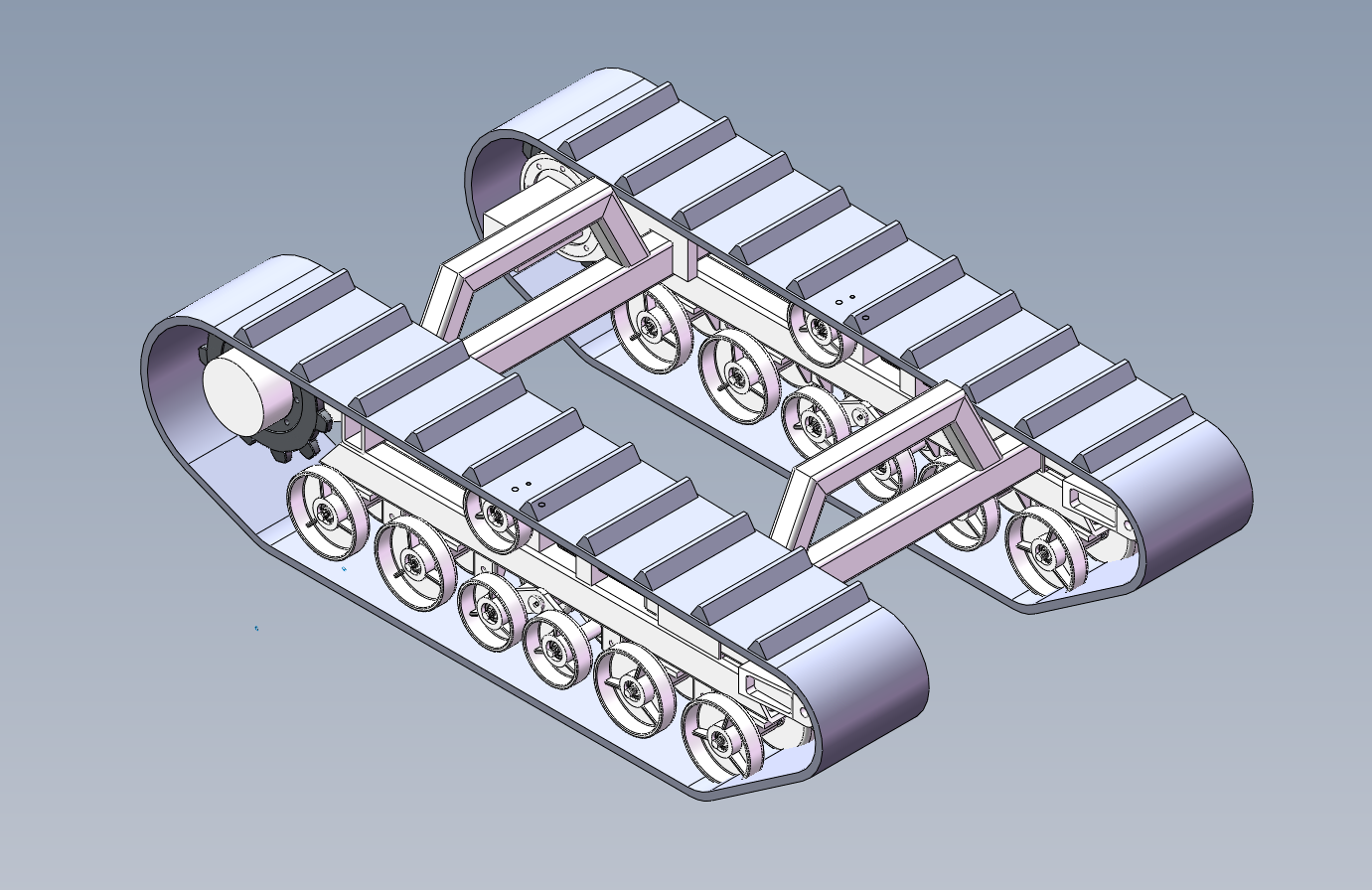 3吨橡胶履带底盘