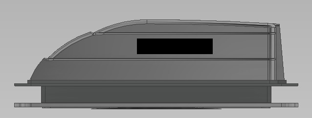 17 英寸 X 17 英寸 X 5-1_4 英寸，通风扇