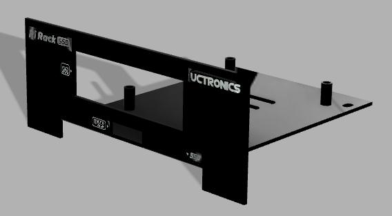 UCTRONICS 19” 1U 机架式模块