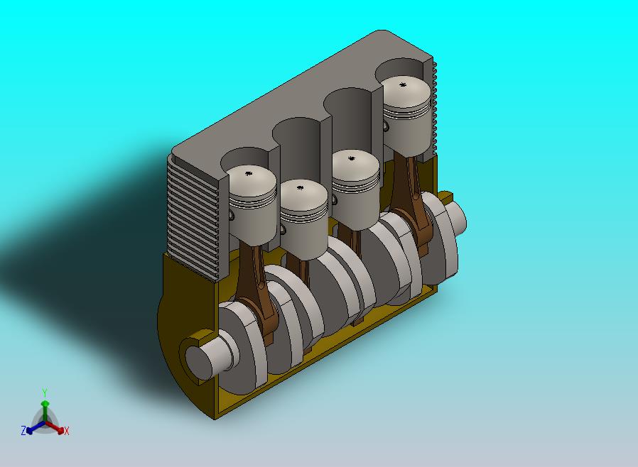 直列 4 发动机组件