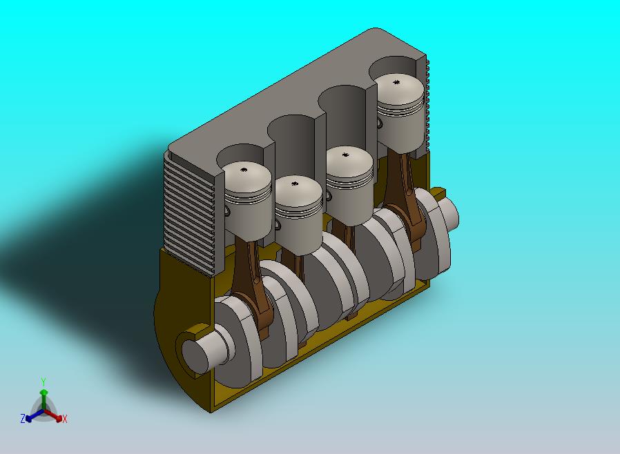 直列 4 发动机组件