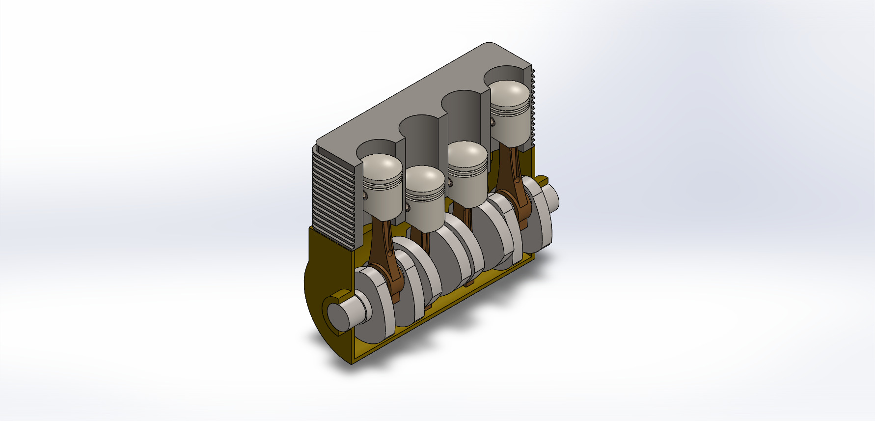 直列 4 发动机组件