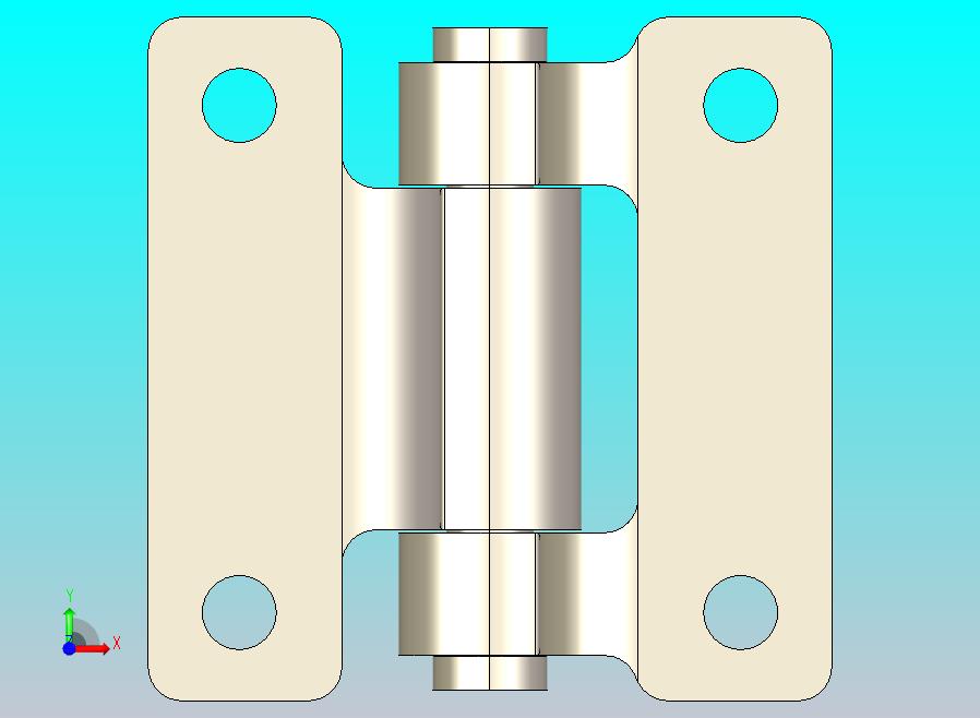 对接铰链 60 x 60mm