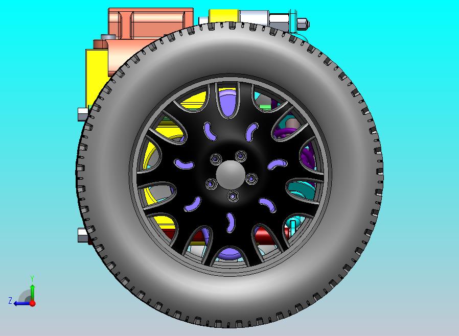 汽车悬挂系统double-wishbone-suspension-system-2 SW