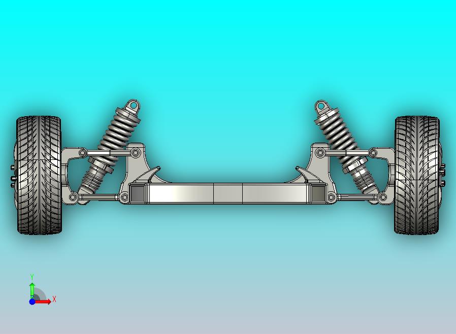 汽车悬挂系统Suspension Complete Assembly STP IGS