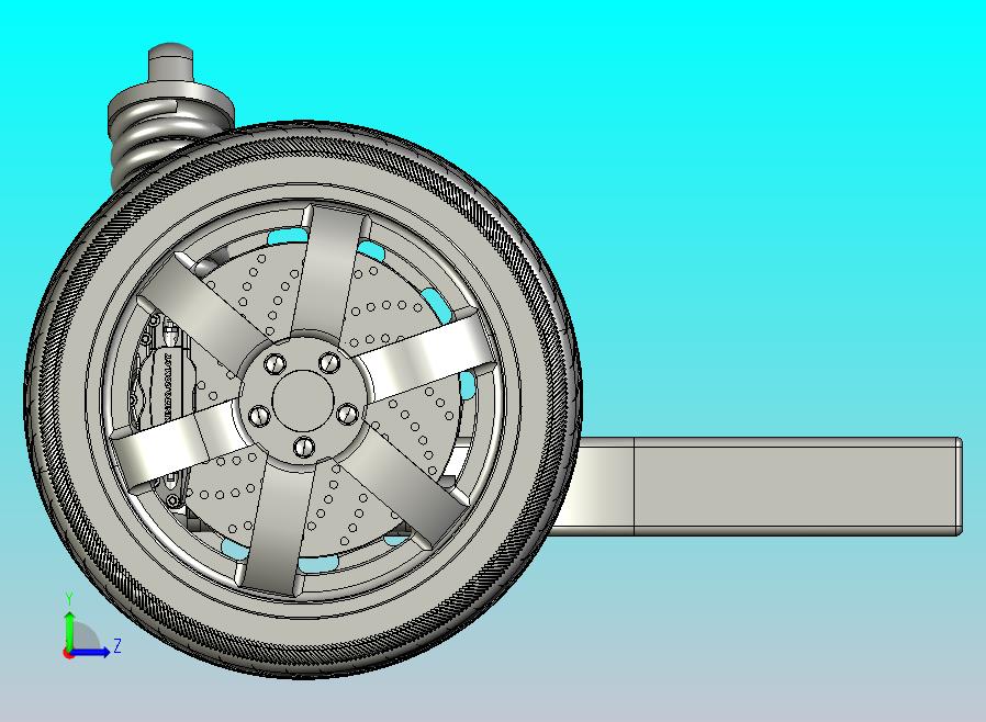 汽车悬挂系统Suspension Complete Assembly STP IGS
