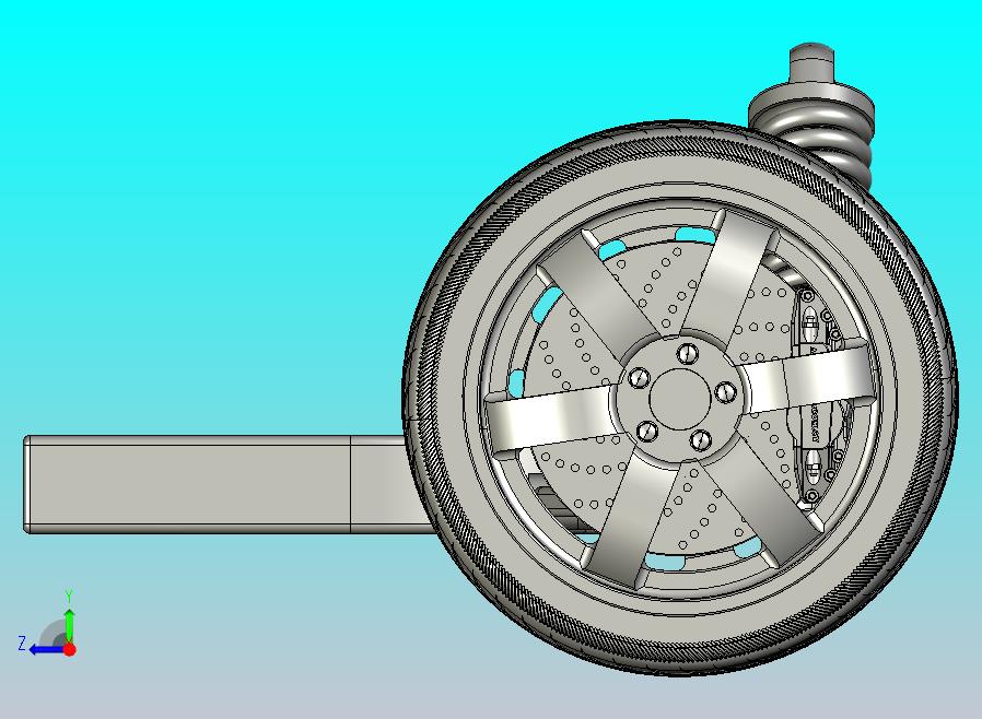 汽车悬挂系统Suspension Complete Assembly STP IGS