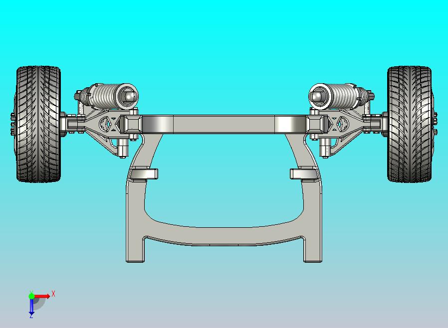 汽车悬挂系统Suspension Complete Assembly STP IGS