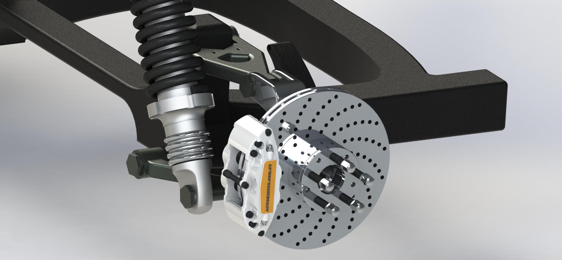 汽车悬挂系统Suspension Complete Assembly STP IGS