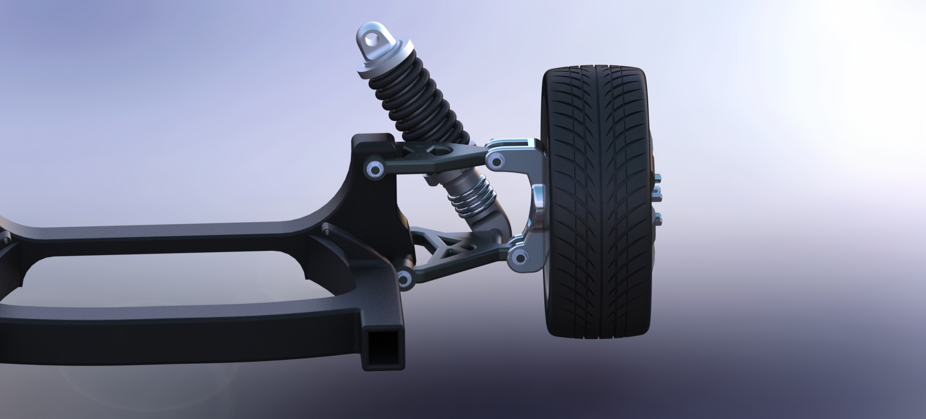 汽车悬挂系统Suspension Complete Assembly STP IGS