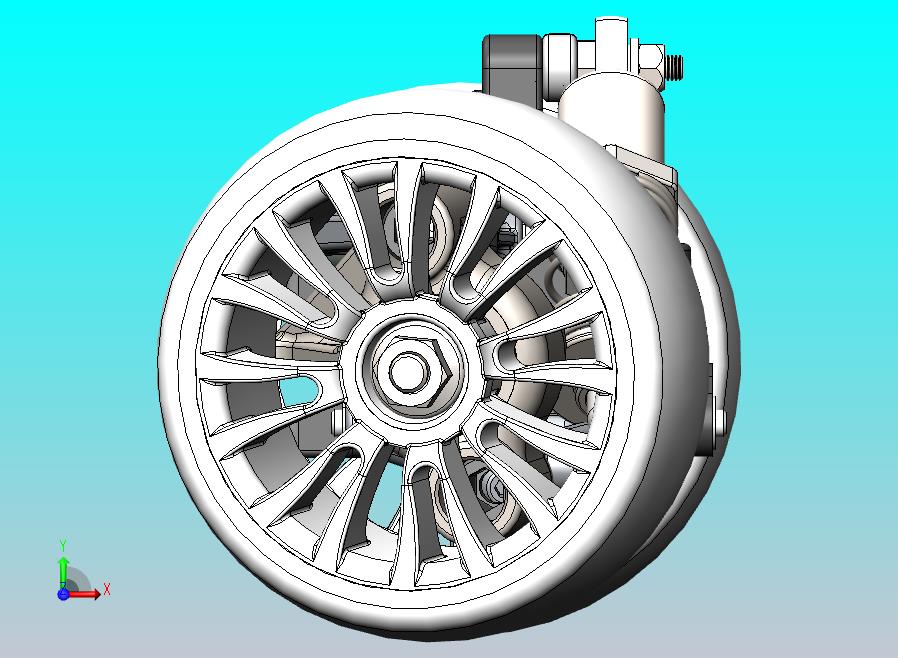汽车悬挂系统wheel_suspension SW STP