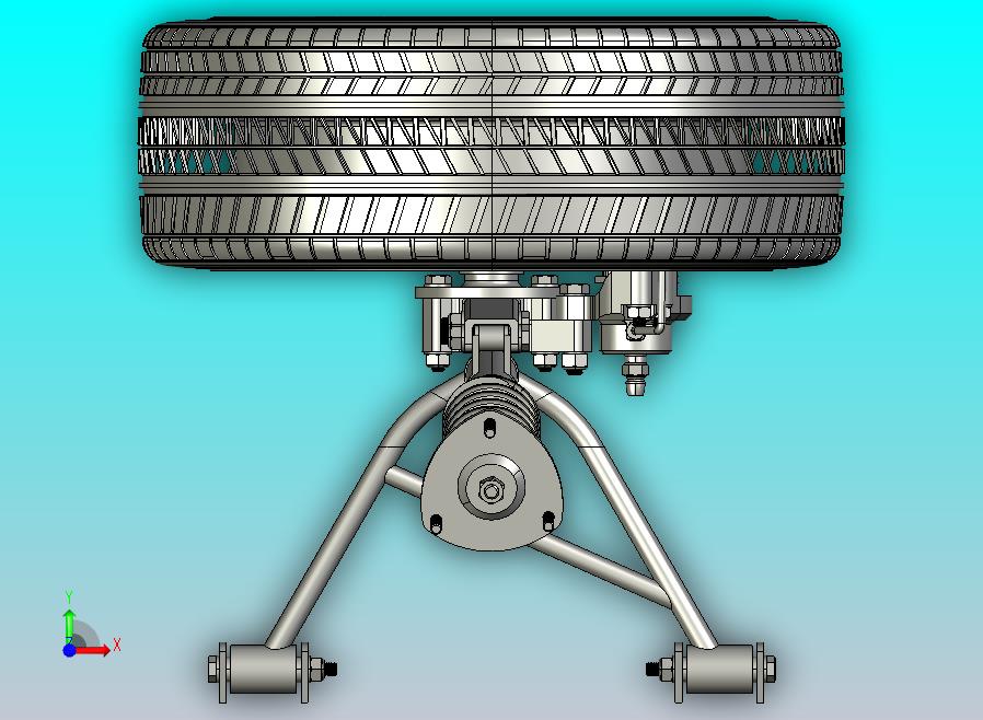 汽车悬挂系统vehicle-suspension-electric-car STP