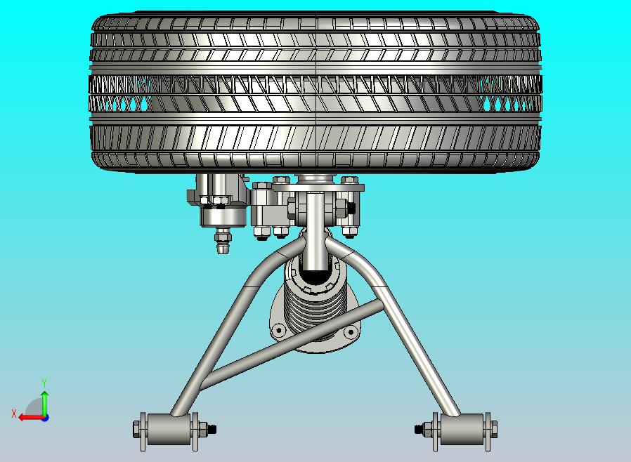 汽车悬挂系统vehicle-suspension-electric-car STP