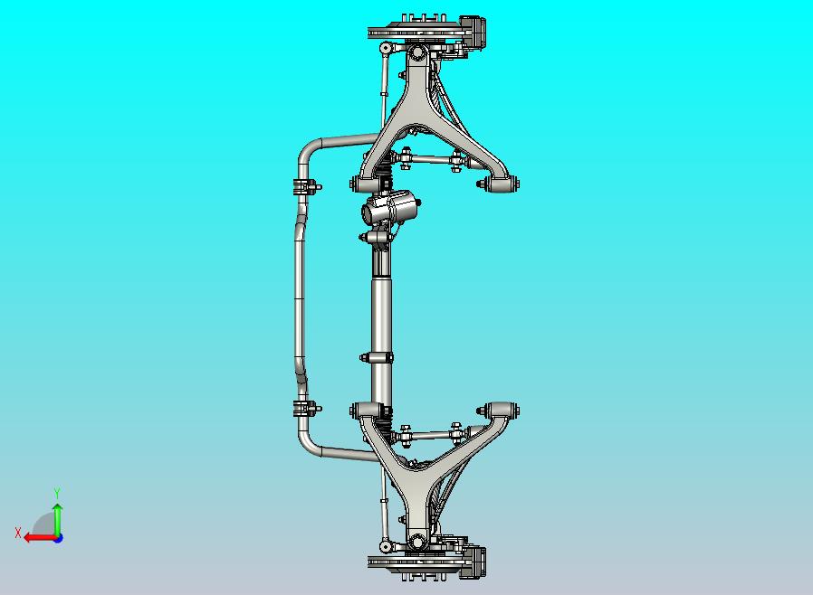 汽车悬挂系统Front Suspension Assy (Comp-NF) stp