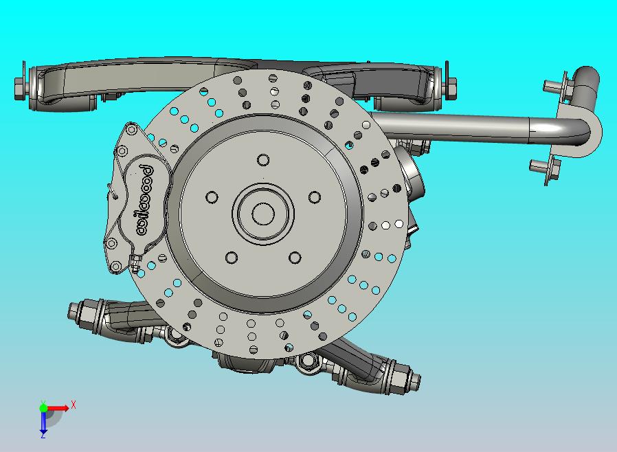 汽车悬挂系统Front Suspension Assy (Comp-NF) stp