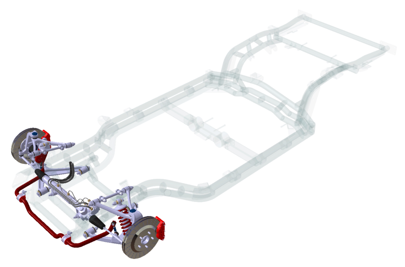 汽车悬挂系统Front Suspension Assy (Comp-NF) stp