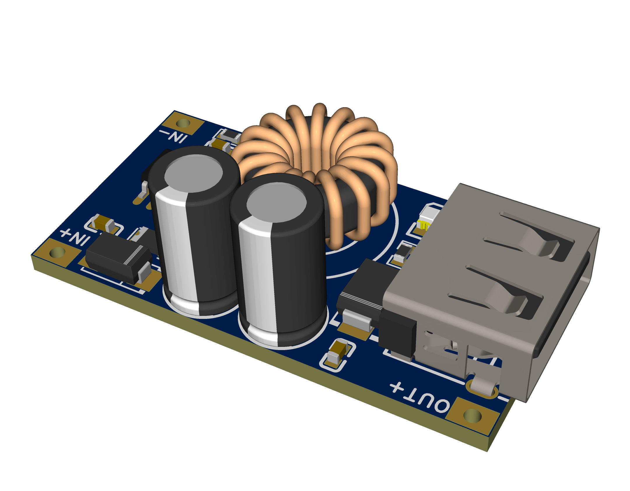 USB QC3.0快充电源模块