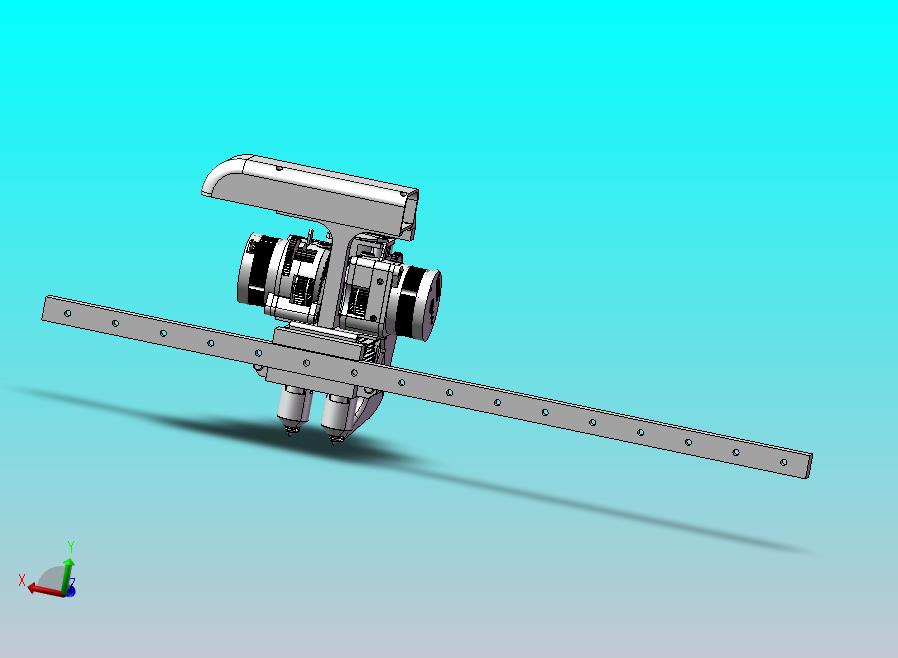 3D打印机双挤出头结构