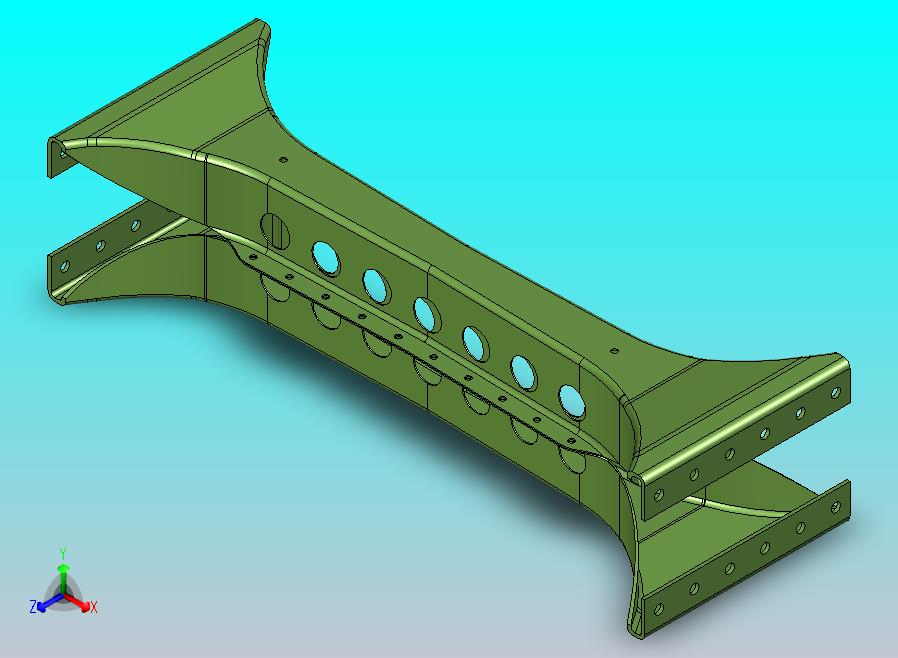 变截面（不等厚）件建模