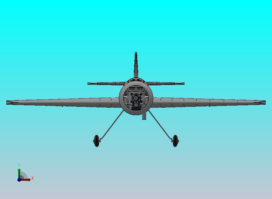 胶合板与轻木材质的SU-31航模飞机结构