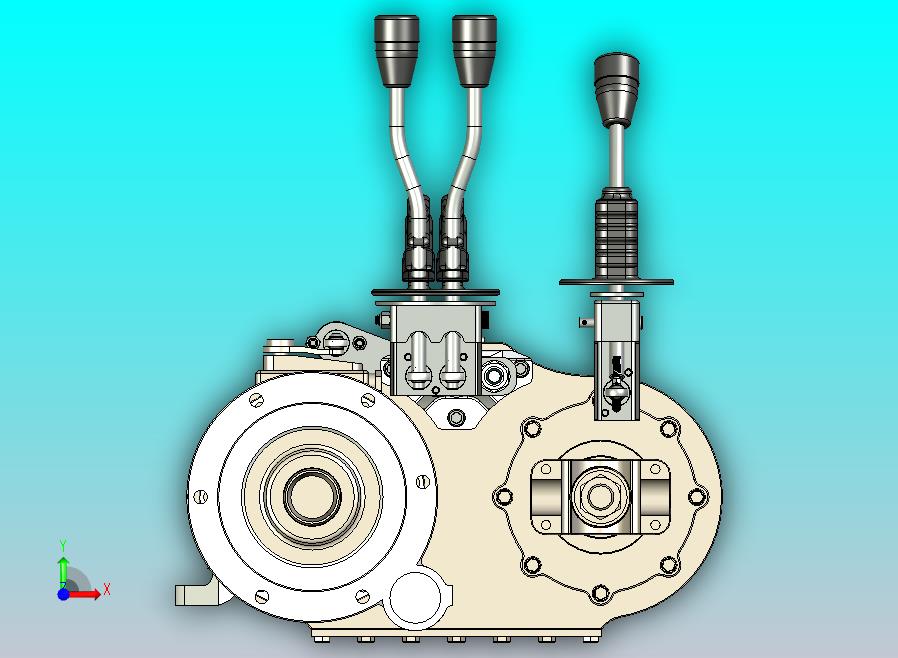 速度传输箱带换档器
