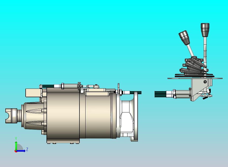 速度传输箱带换档器