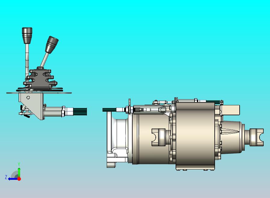速度传输箱带换档器