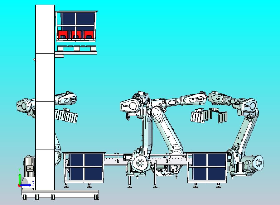 自动化零件分拣与包装生产线