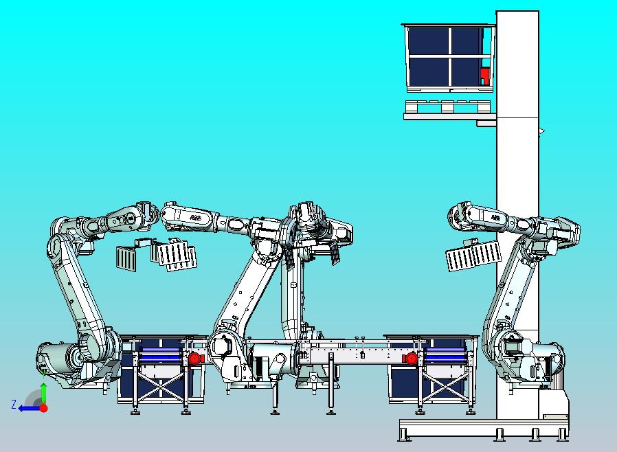 自动化零件分拣与包装生产线