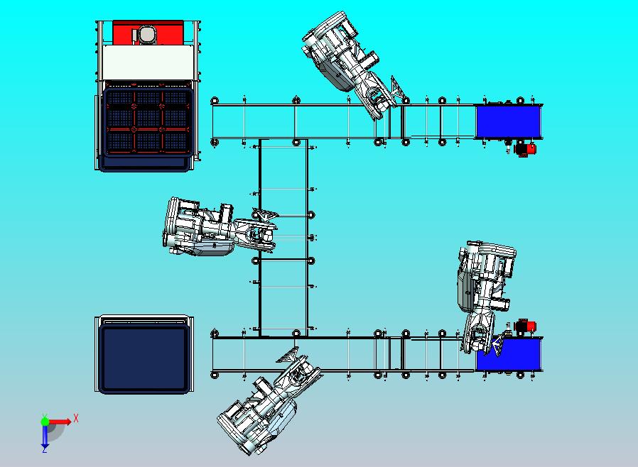 自动化零件分拣与包装生产线