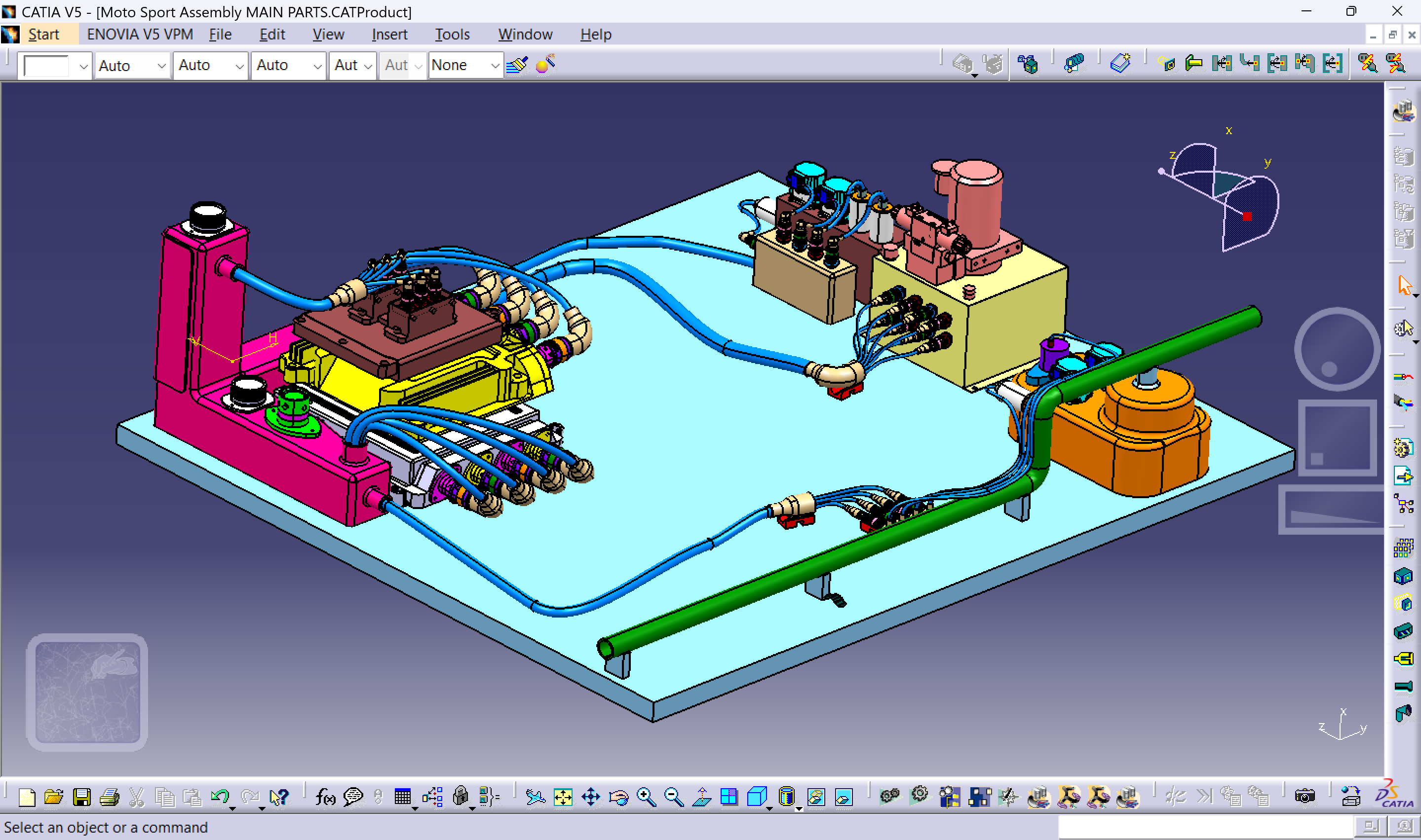 基于CATIA V5的赛车线束设计