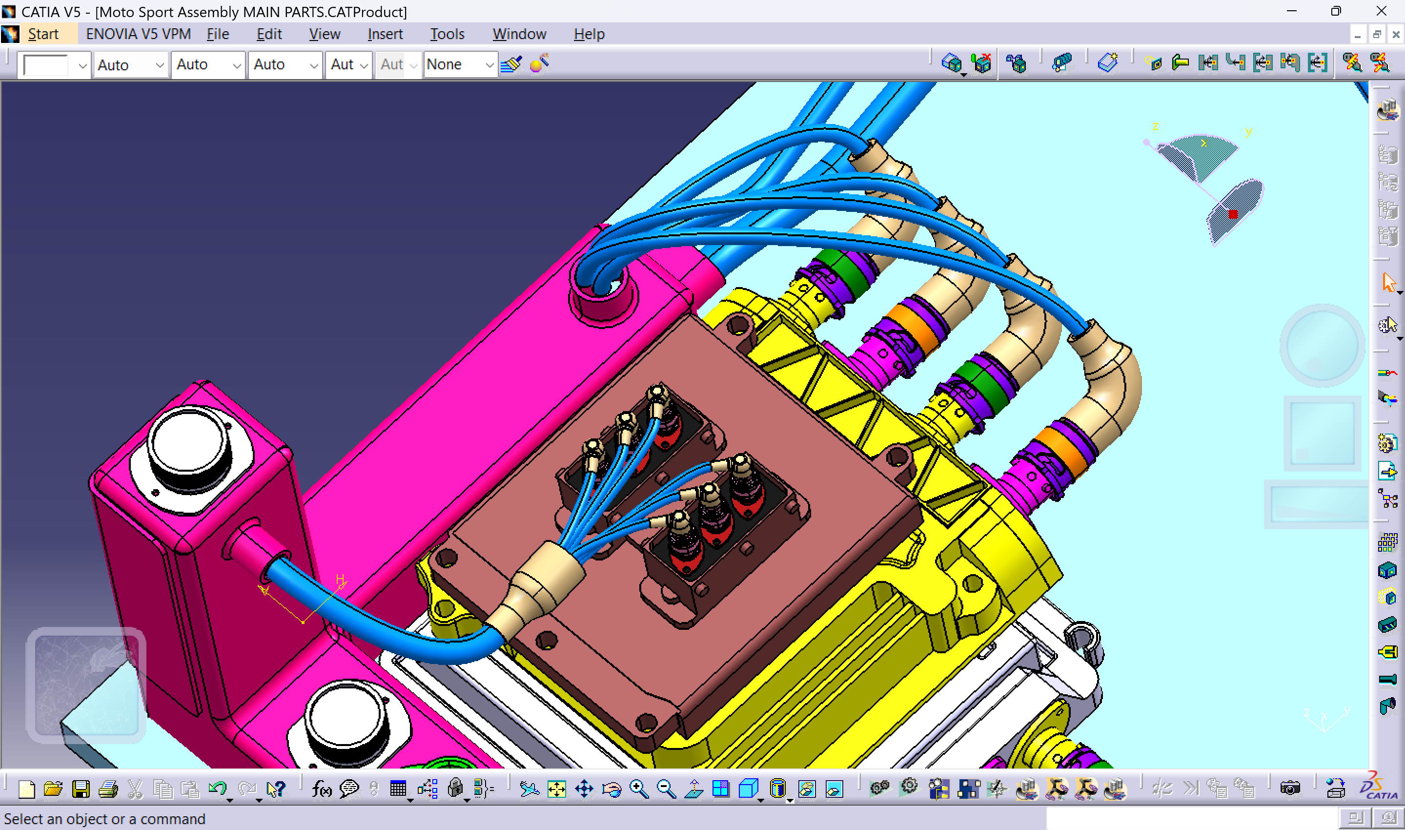 基于CATIA V5的赛车线束设计